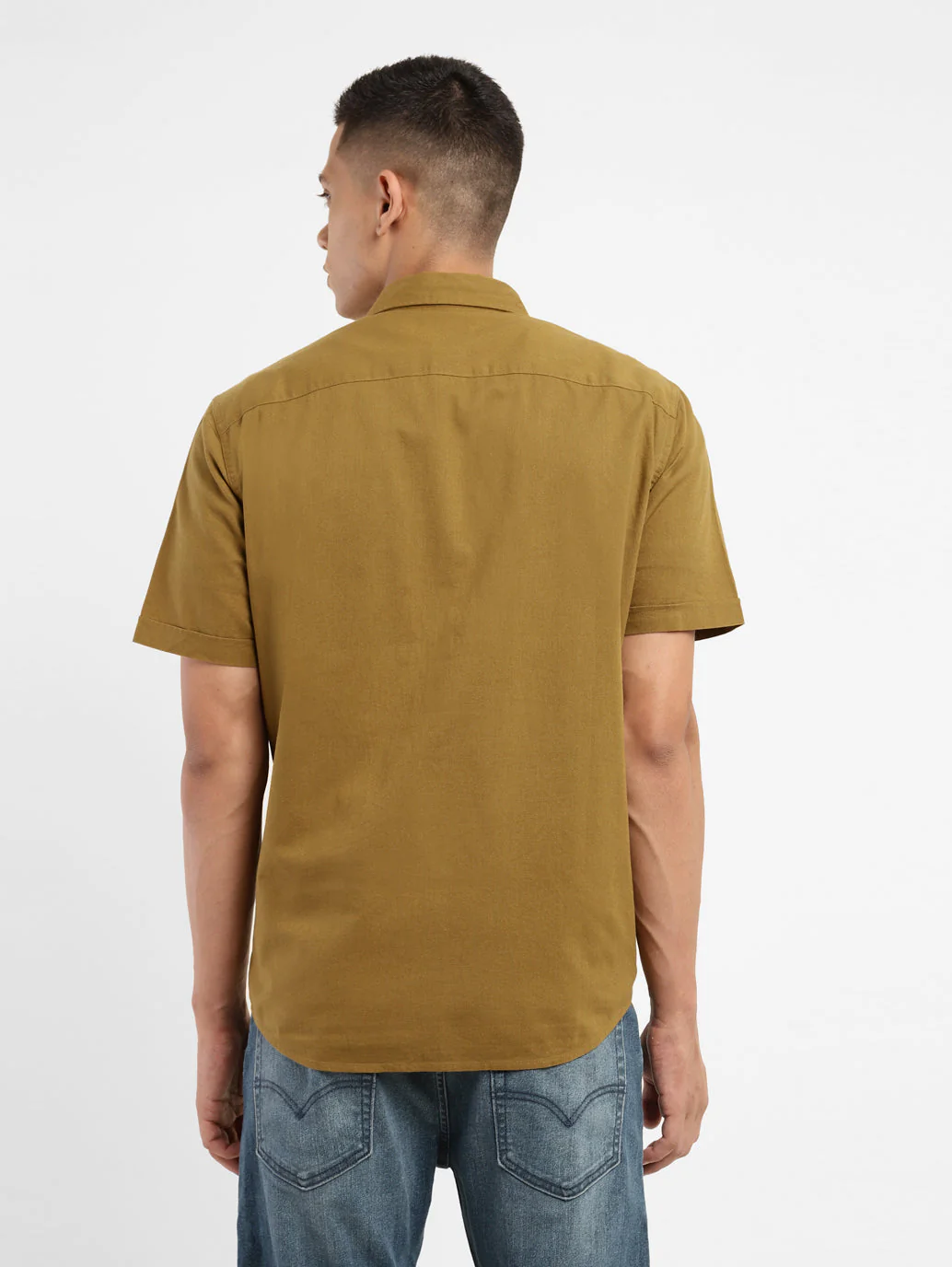 Men's Solid Slim Fit Shirt - Image 3