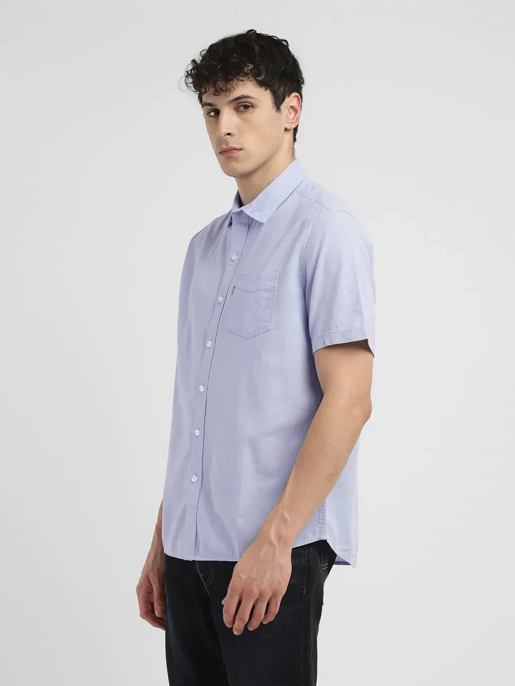 Men's Solid Slim Fit Shirt - Image 4