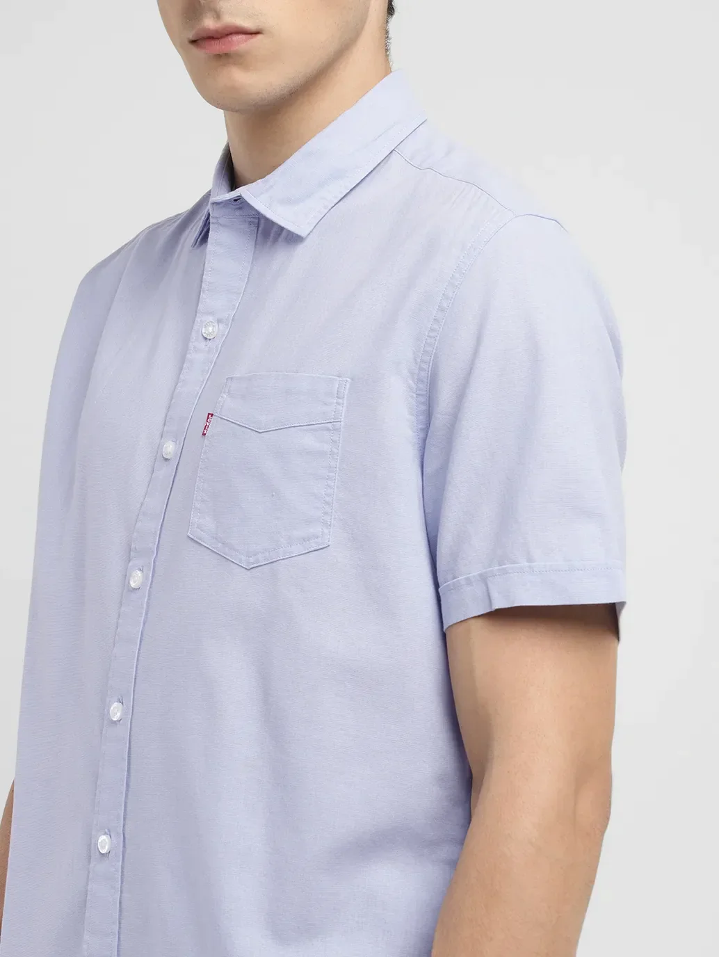 Men's Solid Slim Fit Shirt - Image 5