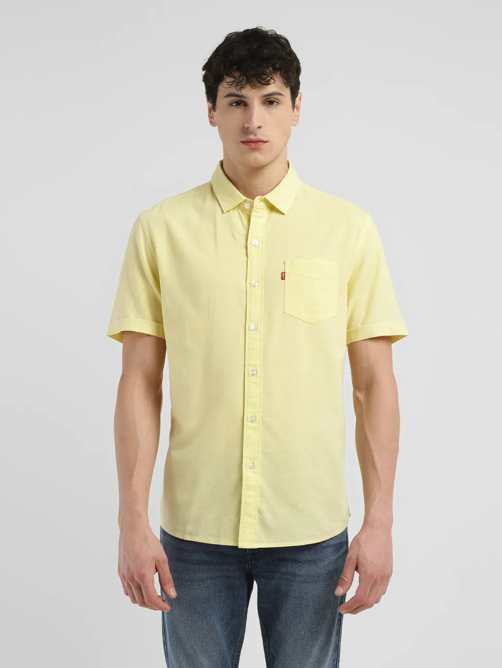 Men's Solid Slim Fit Shirt - Image 2