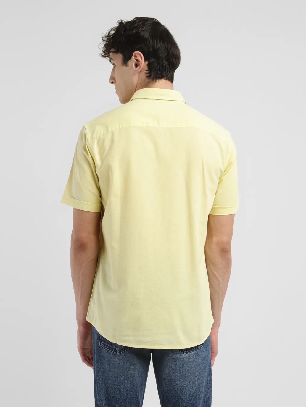 Men's Solid Slim Fit Shirt - Image 3