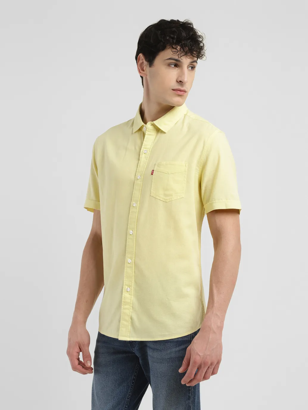 Men's Solid Slim Fit Shirt - Image 4