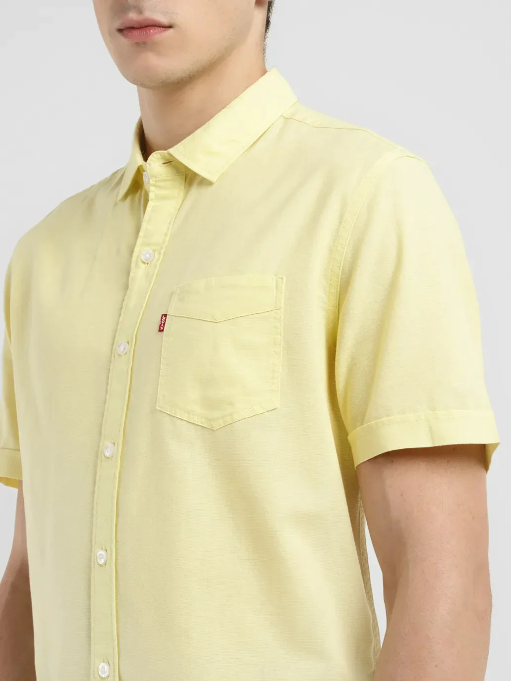 Men's Solid Slim Fit Shirt - Image 5