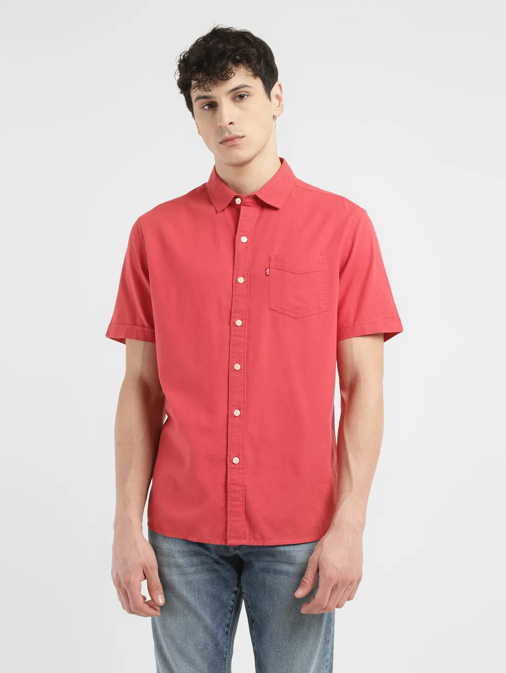 Men's Solid Slim Fit Shirt - Image 2