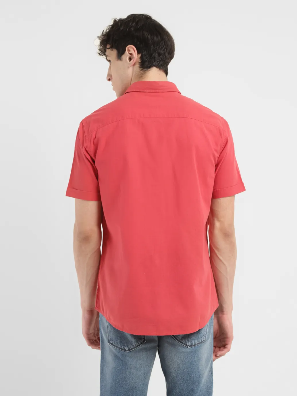 Men's Solid Slim Fit Shirt - Image 3