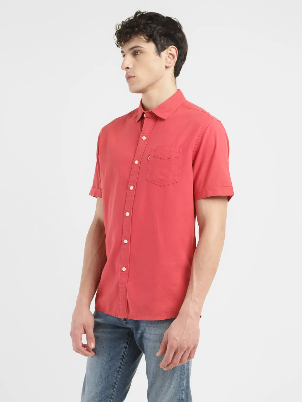 Men's Solid Slim Fit Shirt - Image 4