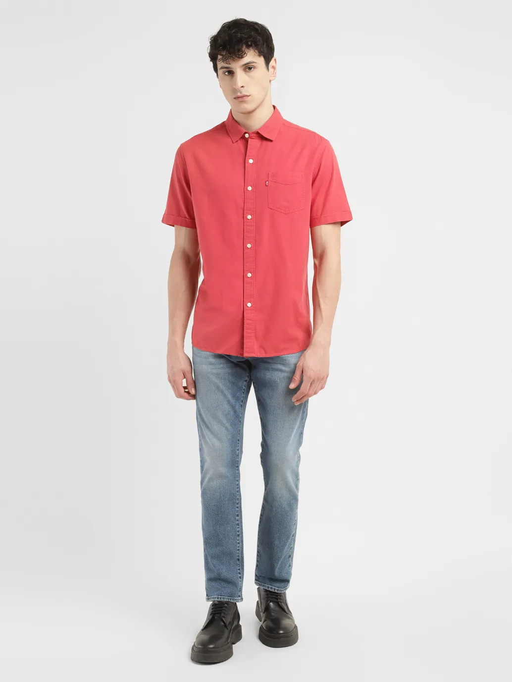 Men's Solid Slim Fit Shirt - Image 6