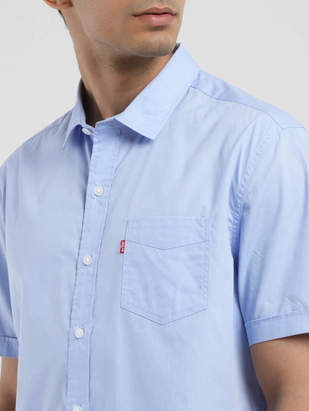 Men's Solid Slim Fit Shirt - Image 5