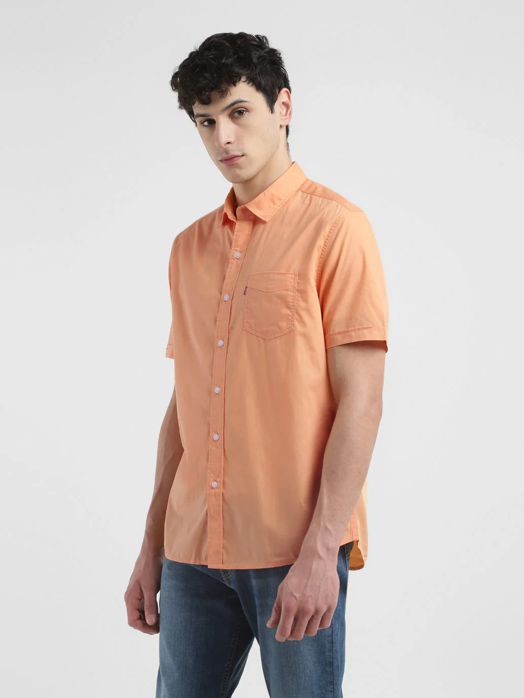 Men's Solid Slim Fit Shirt - Image 4