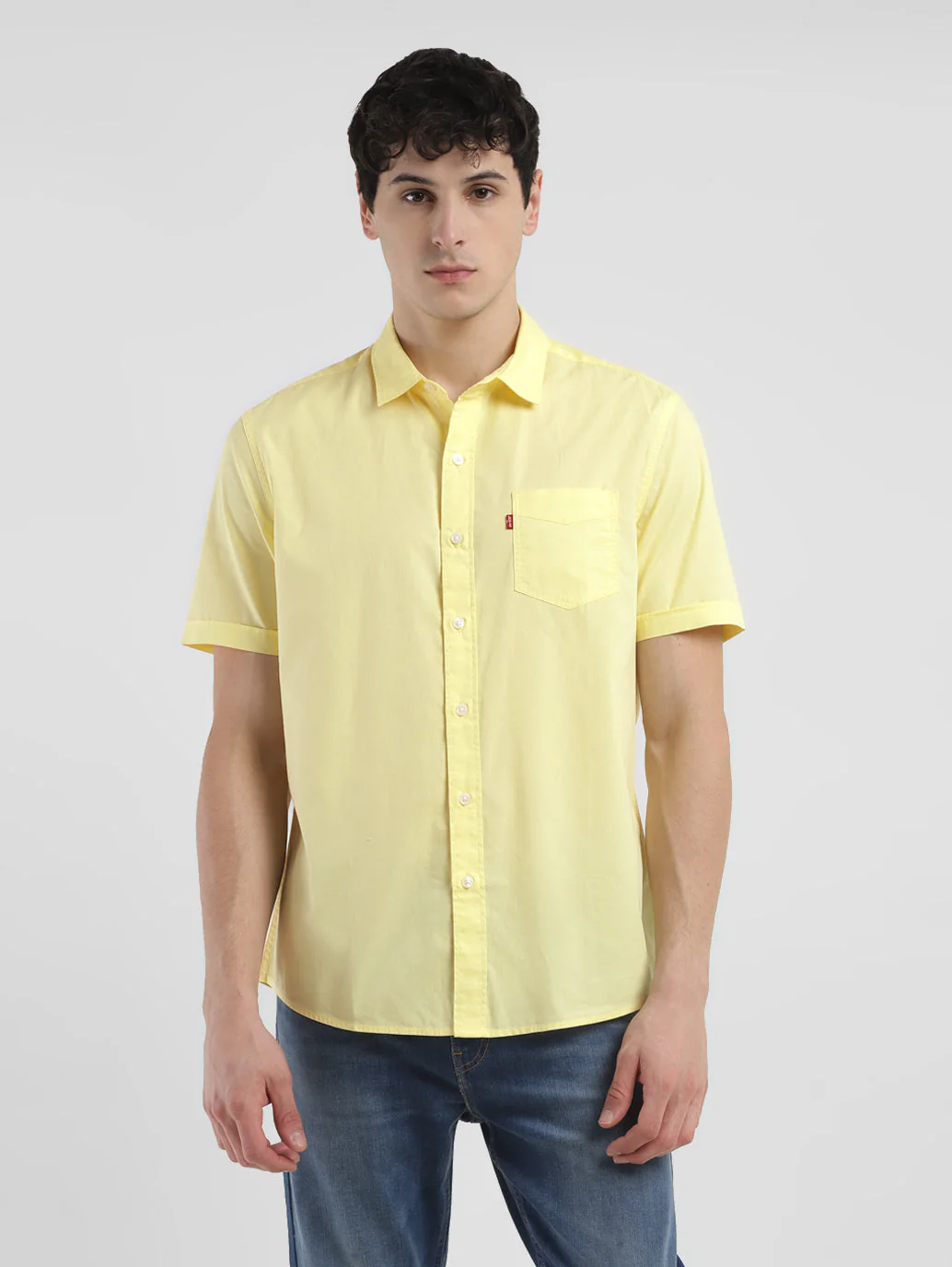 Men's Solid Slim Fit Shirt - Image 2