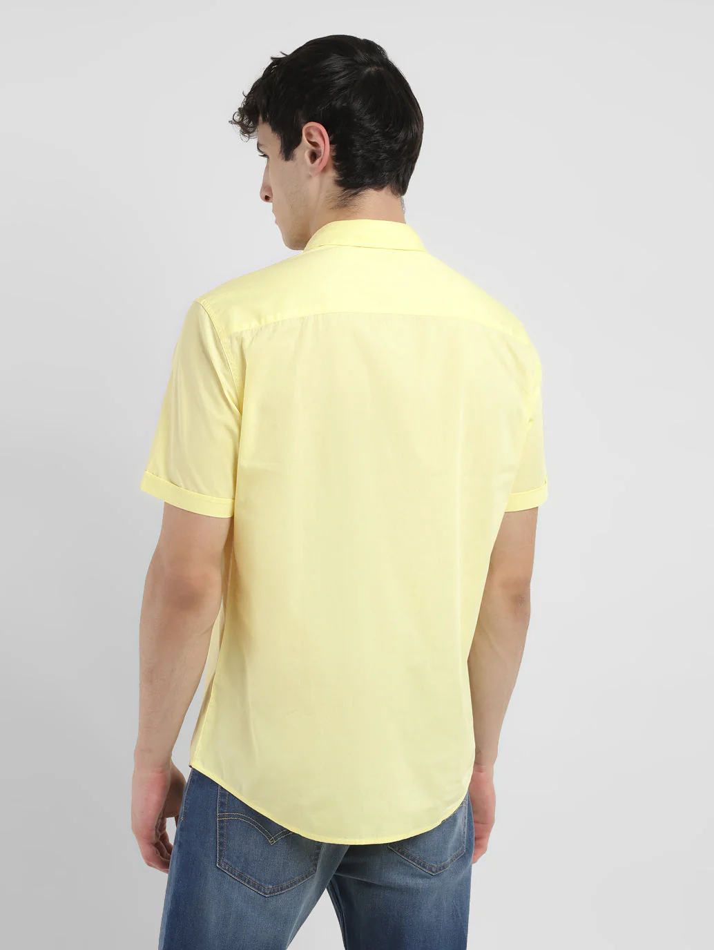 Men's Solid Slim Fit Shirt - Image 3