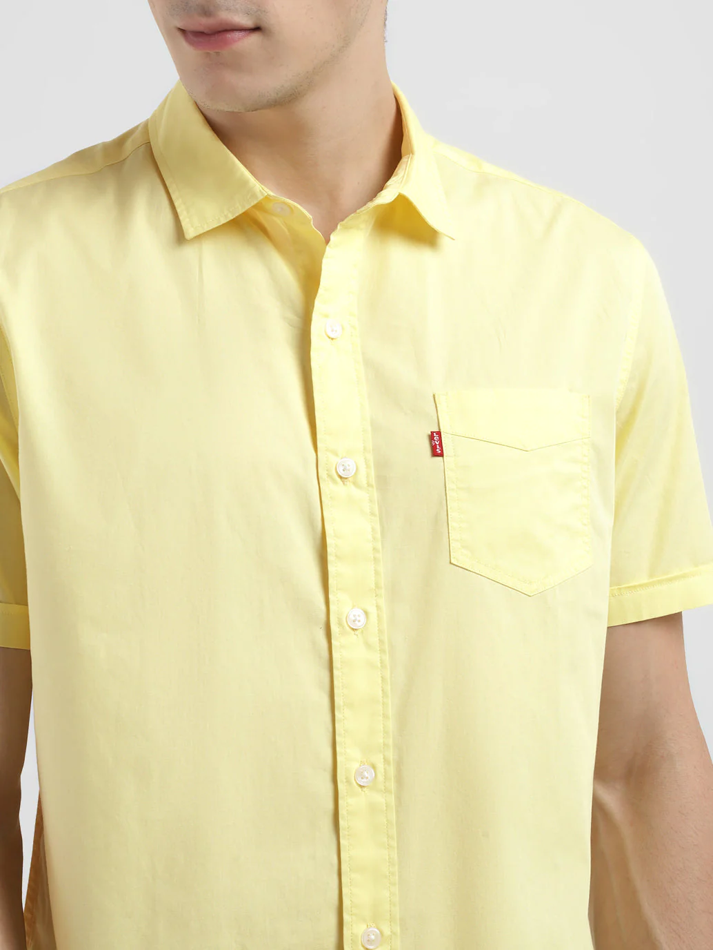 Men's Solid Slim Fit Shirt - Image 5