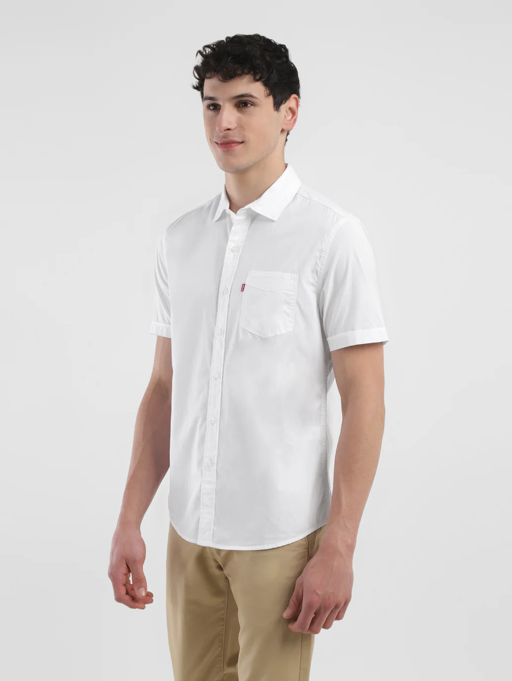 Men's Solid Slim Fit Shirt - Image 3