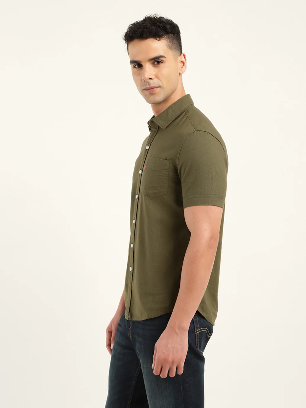Men's Solid Slim Fit Shirt - Image 5