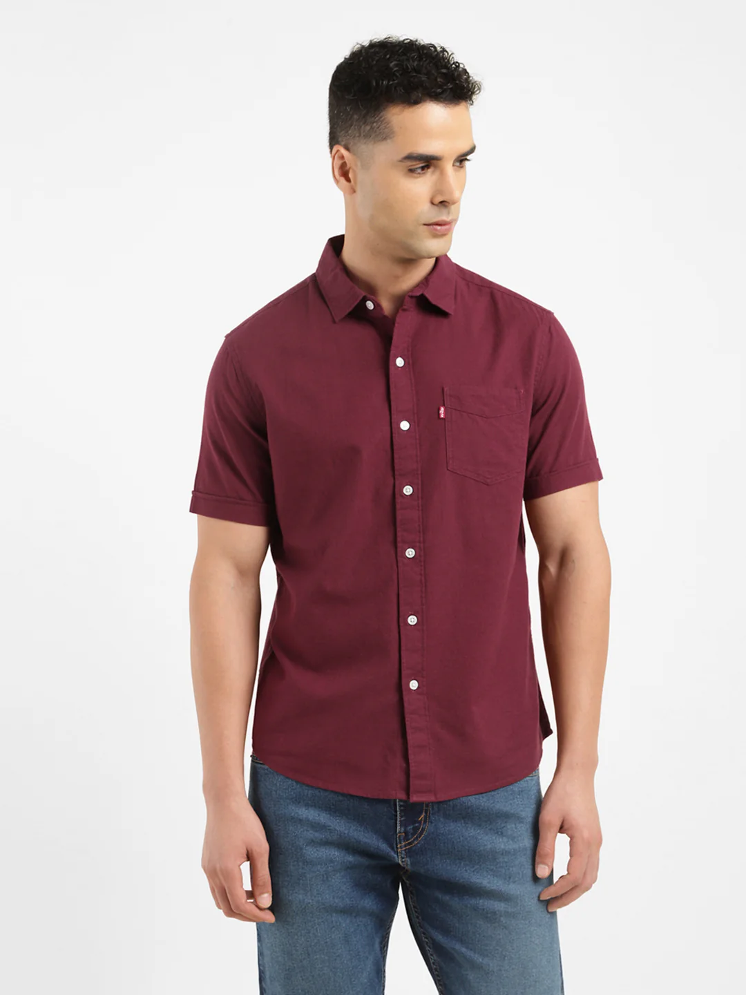 Men's Solid Slim Fit Shirt - Image 2
