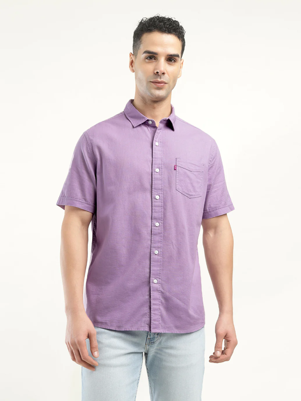 Men's Solid Slim Fit Shirt - Image 2