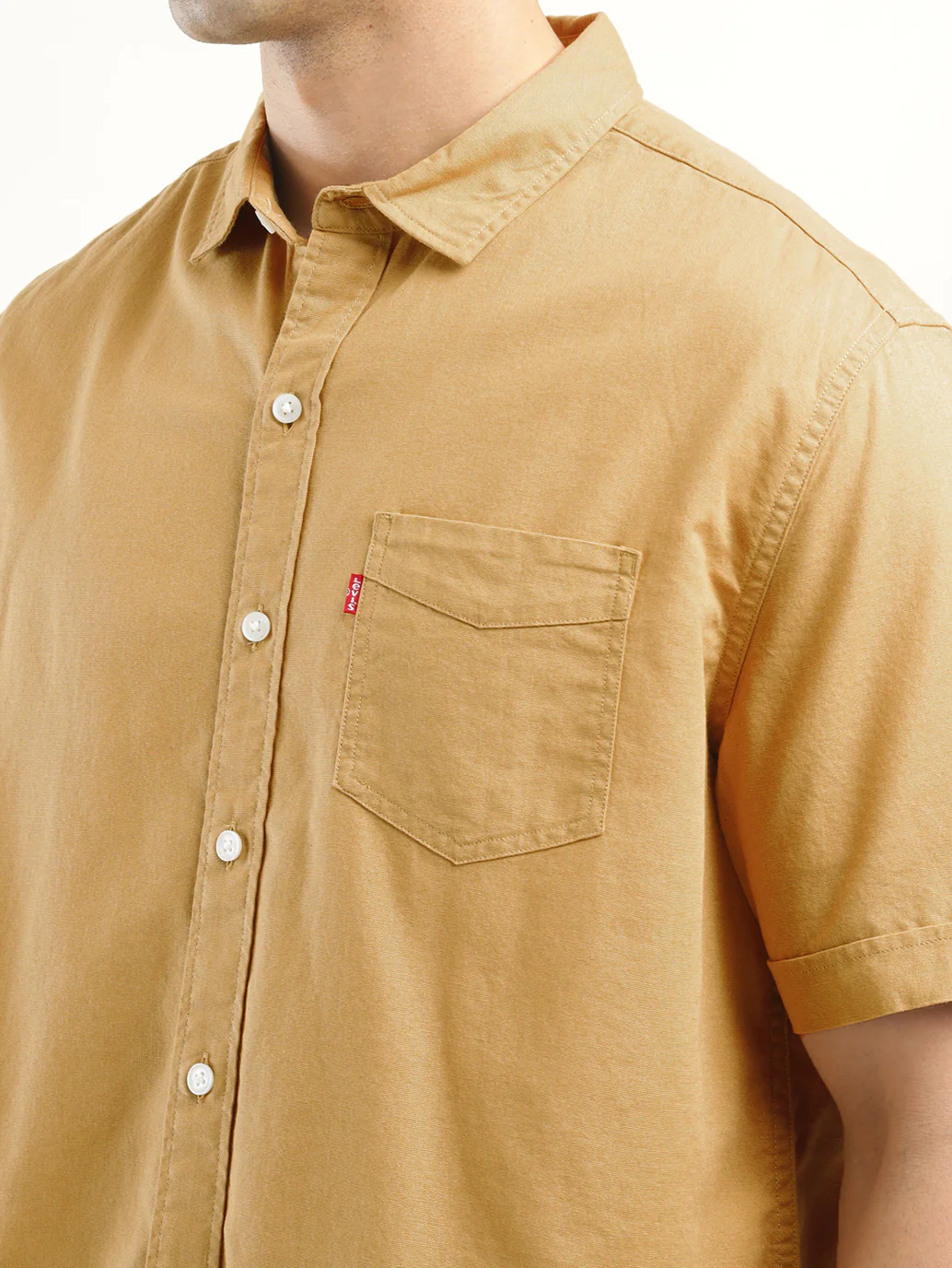 Men's Solid Slim Fit Shirt - Image 4
