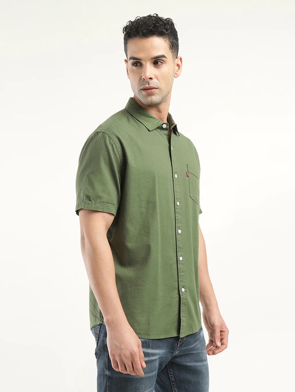 Men's Solid Slim Fit Shirt - Image 5
