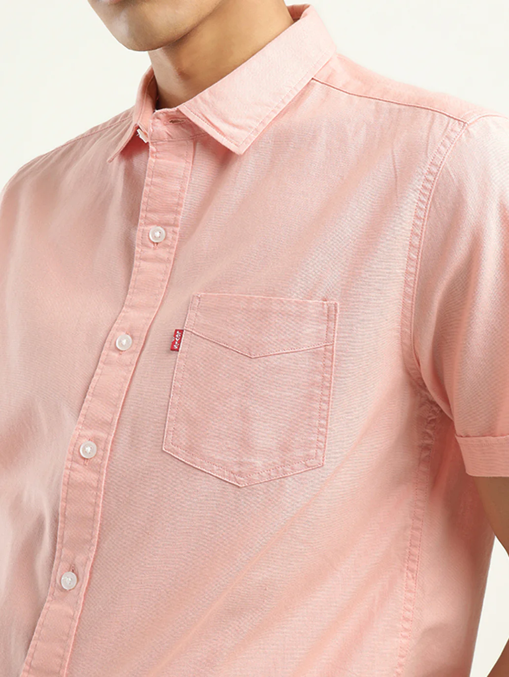 Men's Solid Slim Fit Shirt - Image 3