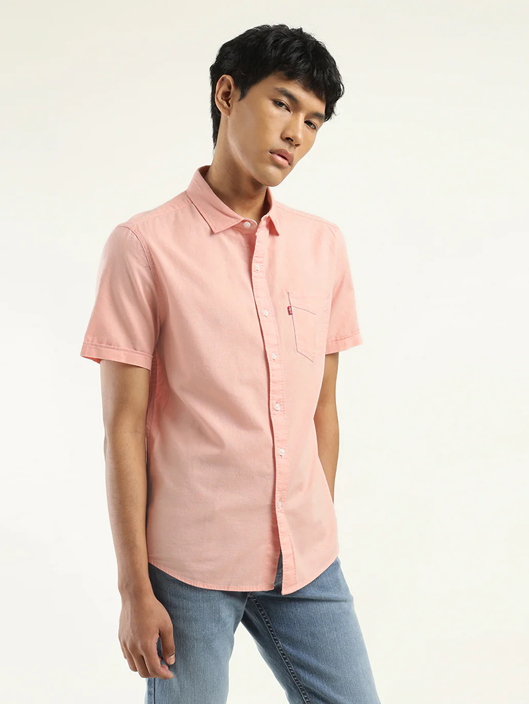 Men's Solid Slim Fit Shirt - Image 4