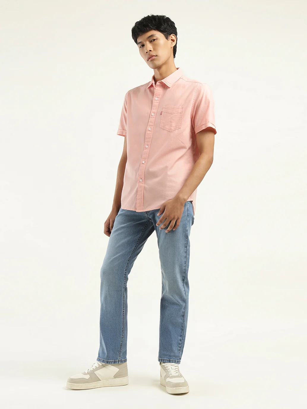 Men's Solid Slim Fit Shirt - Image 6