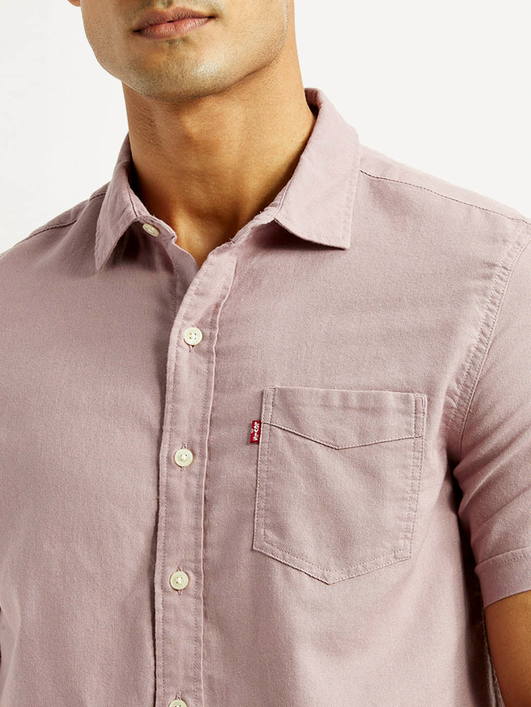 Men's Solid Slim Fit Oxford Shirt - Image 4