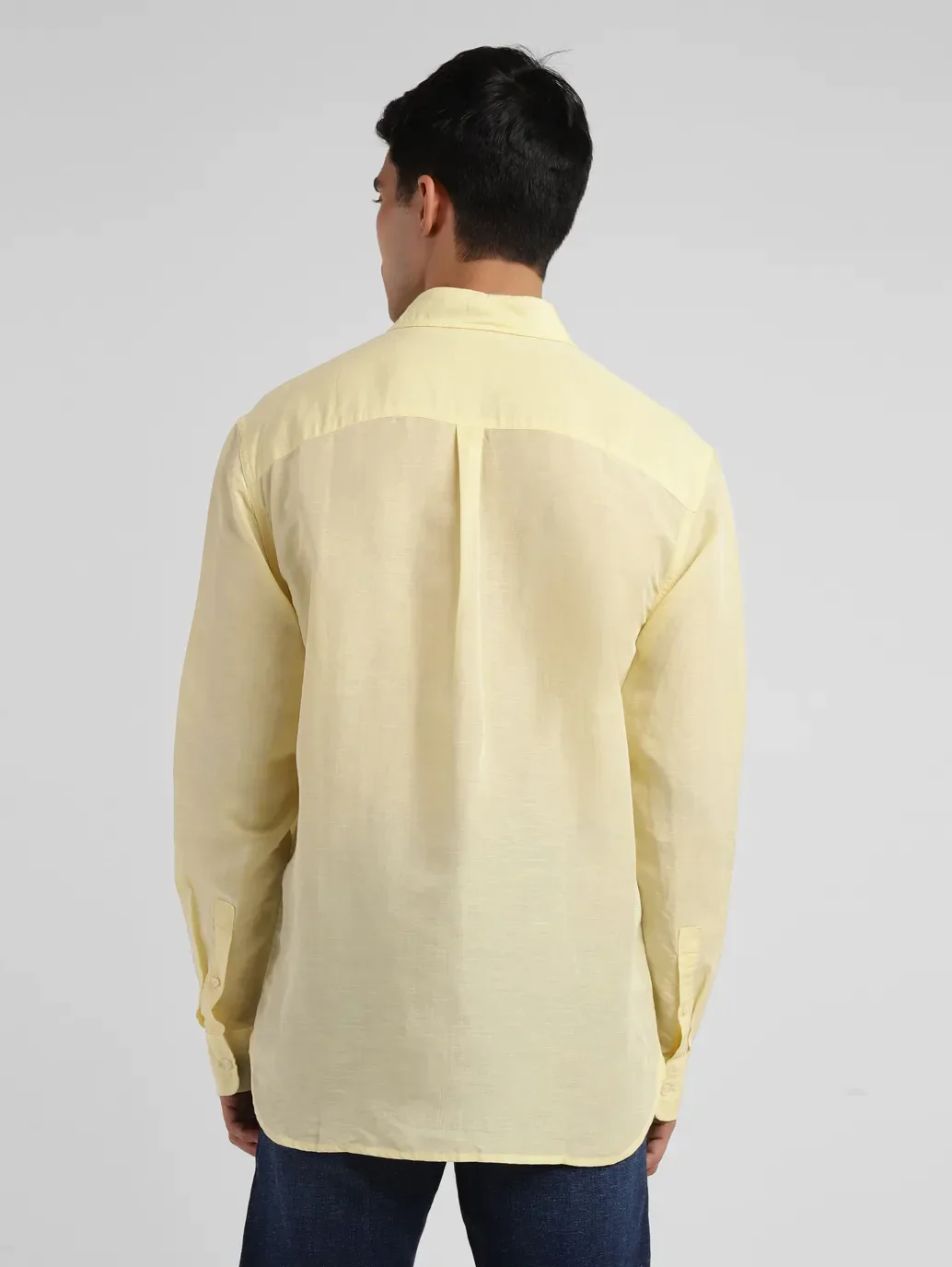 Men's Solid Slim Fit Shirt - Image 3