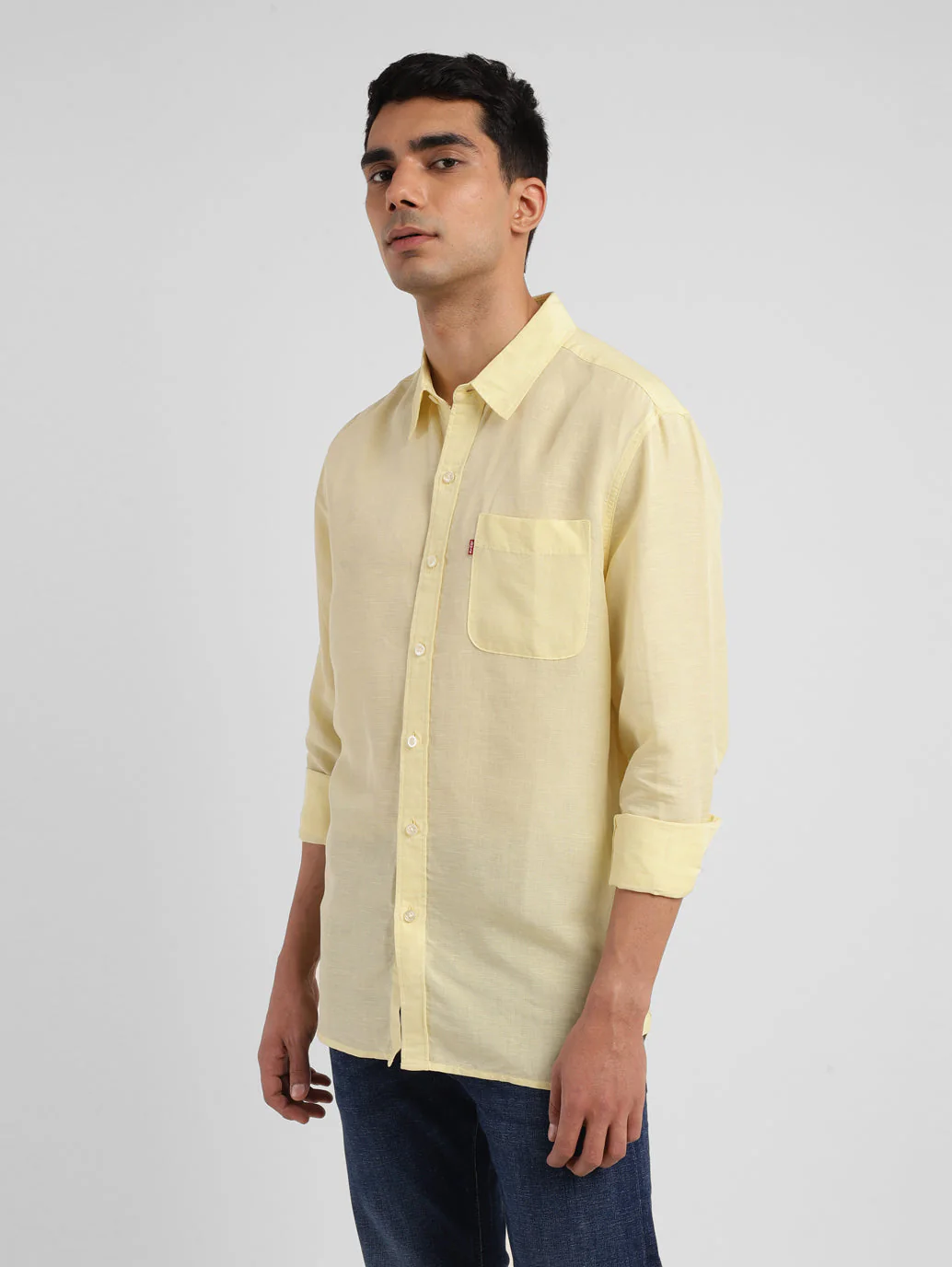 Men's Solid Slim Fit Shirt - Image 5