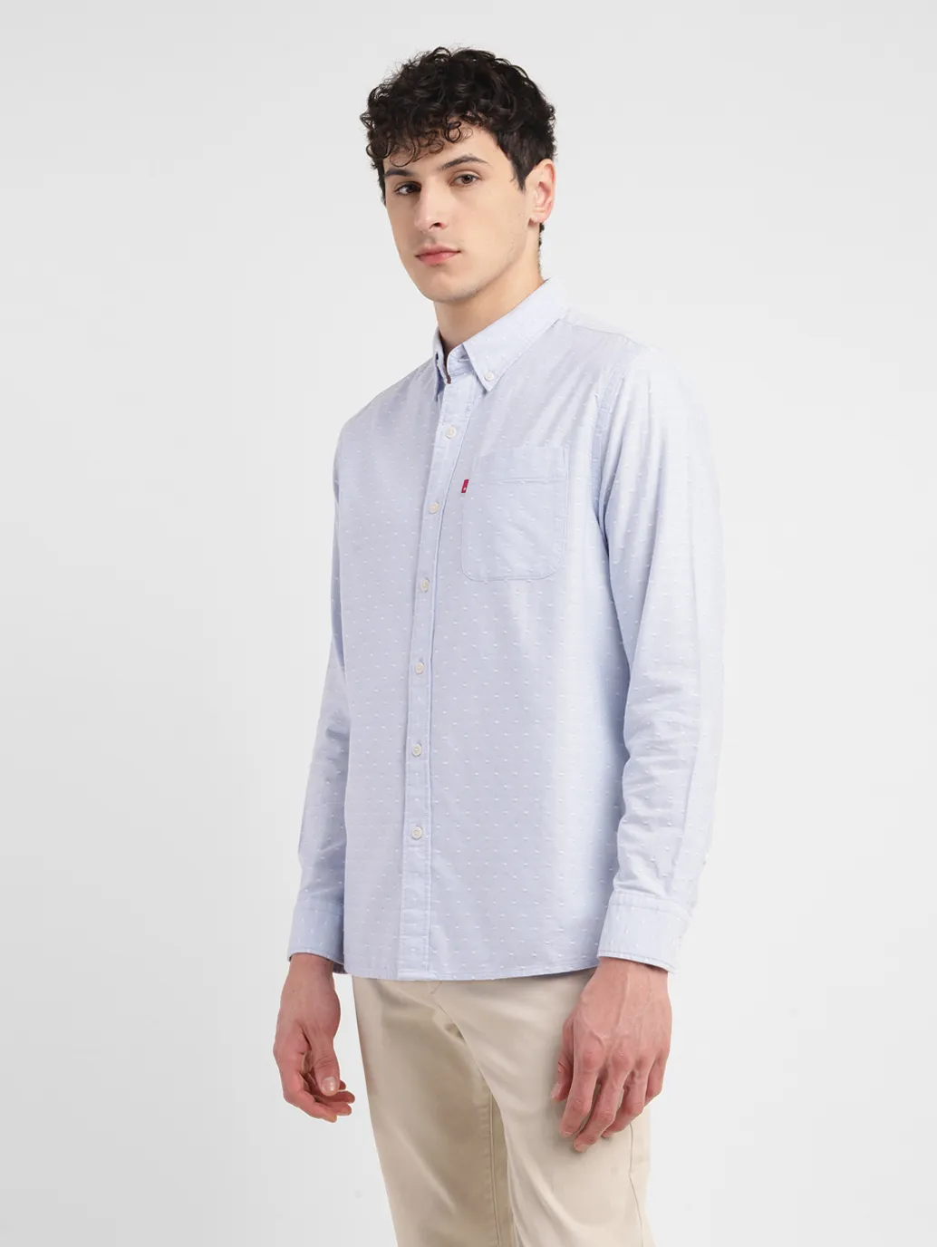 Men's Solid Slim Fit Shirt - Image 4
