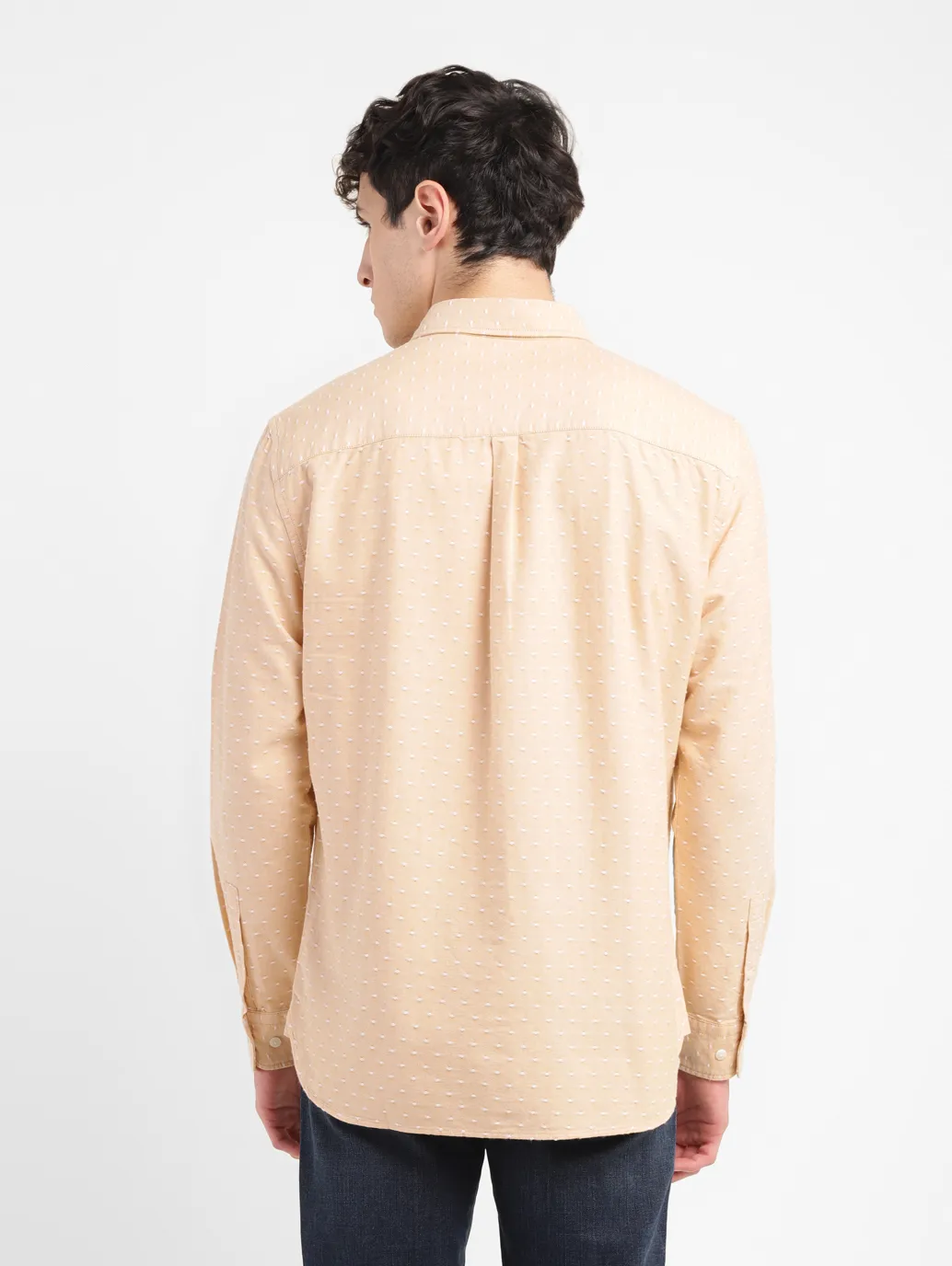 Men's Solid Slim Fit Shirt - Image 3