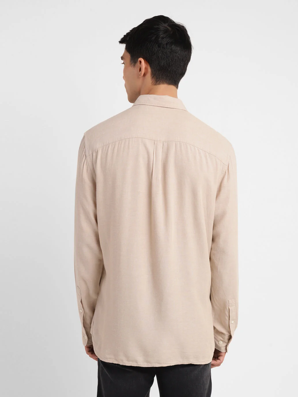 Men's Solid Slim Fit Shirt - Image 3