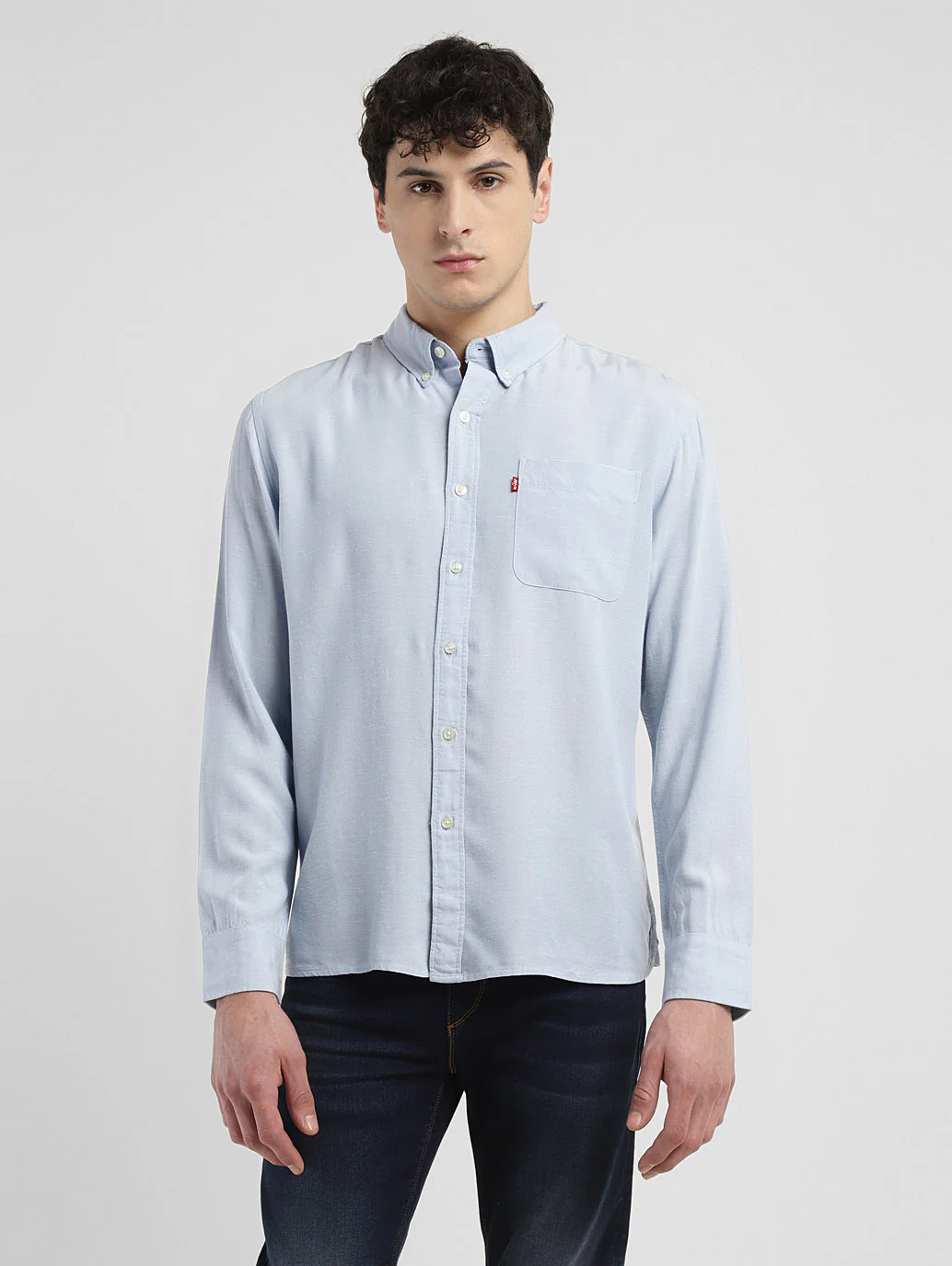 Men's Solid Slim Fit Shirt - Image 2