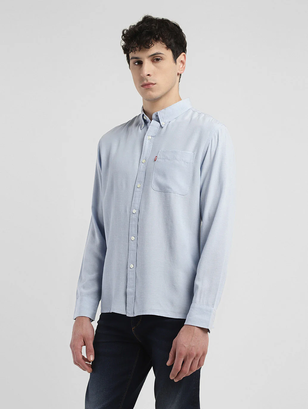 Men's Solid Slim Fit Shirt - Image 4