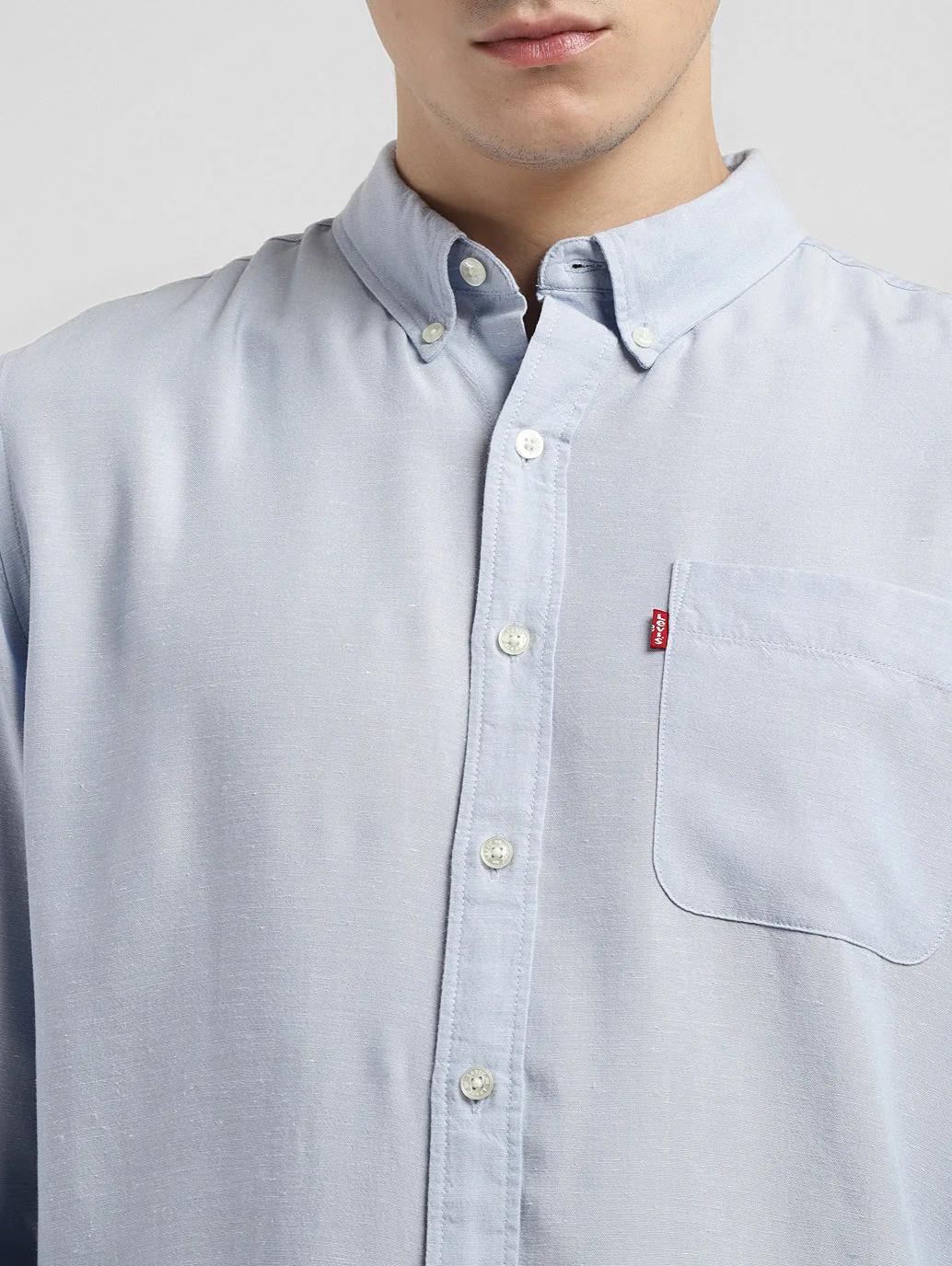 Men's Solid Slim Fit Shirt - Image 5