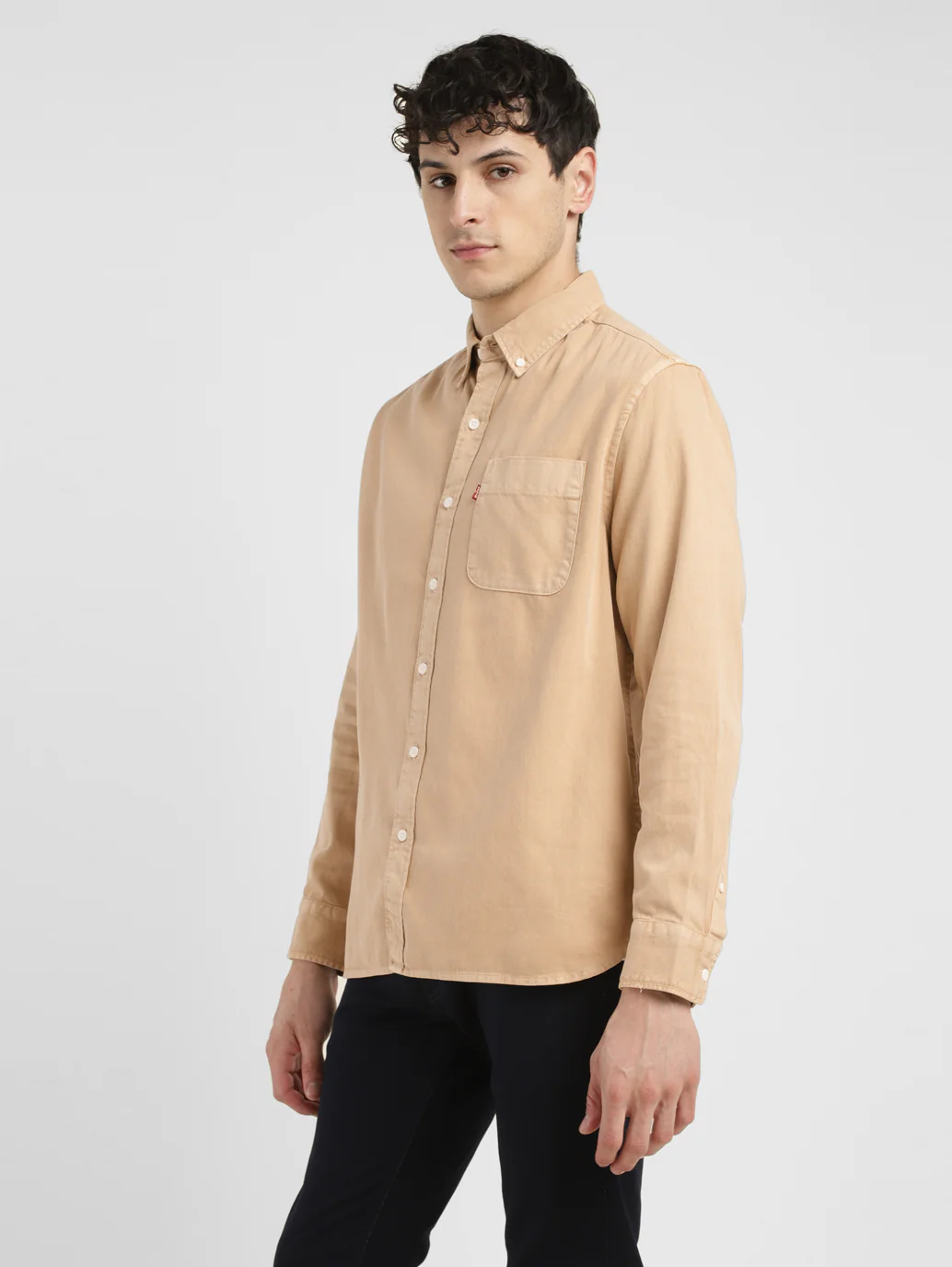 Men's Solid Slim Fit Shirt - Image 5
