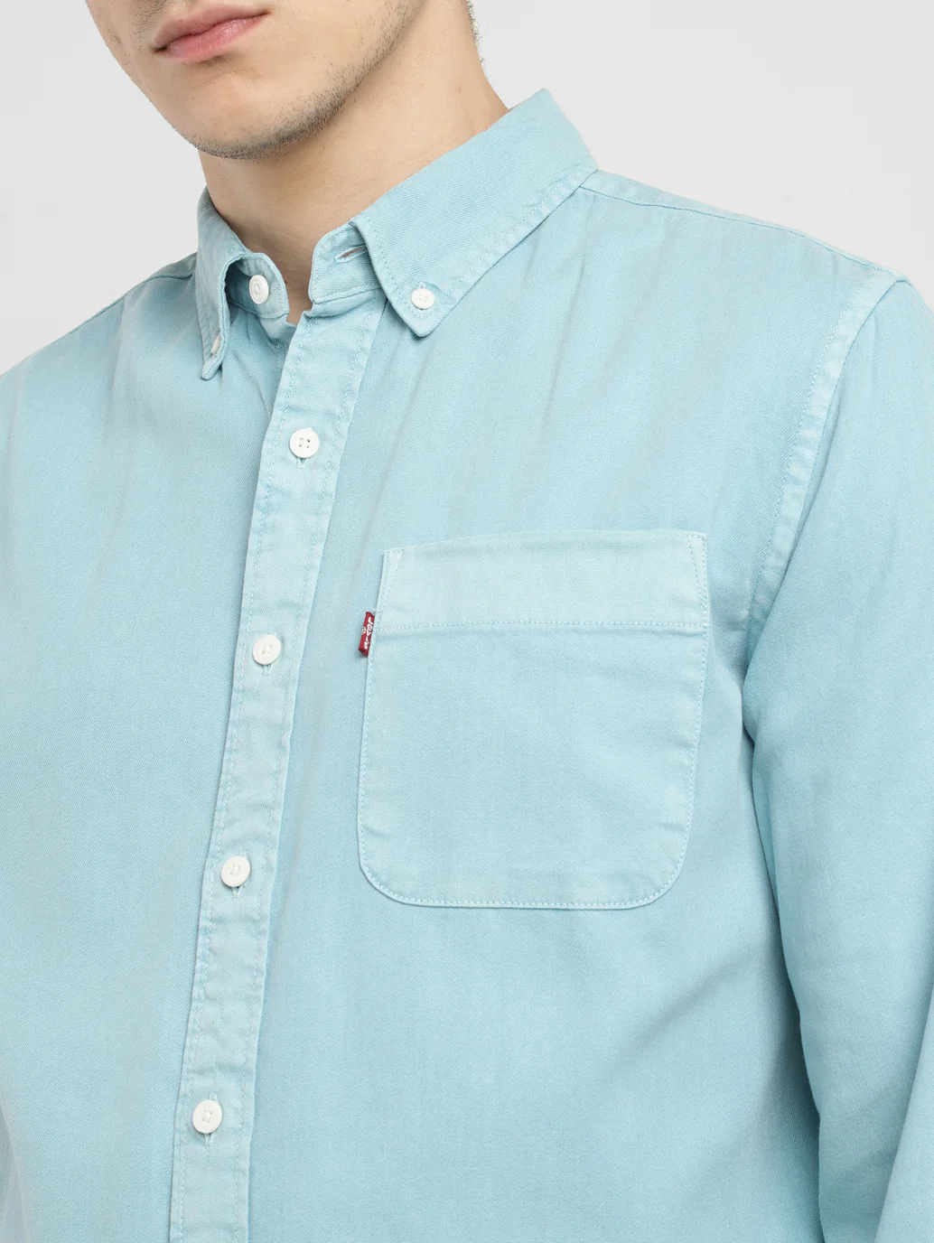 Men's Solid Slim Fit Shirt - Image 4