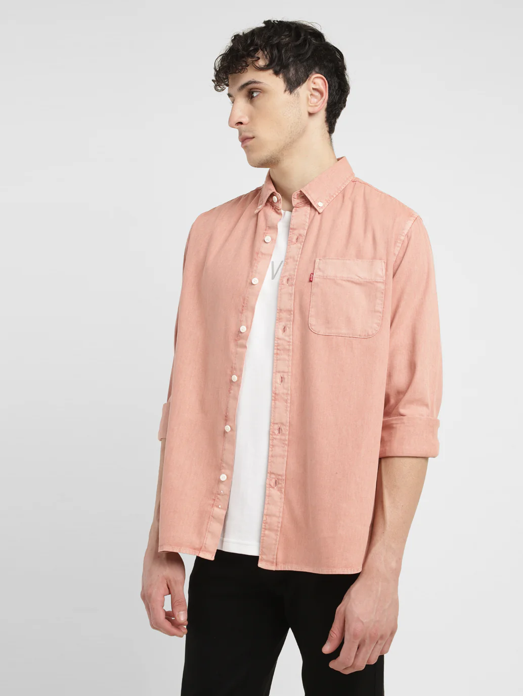 Men's Solid Slim Fit Shirt