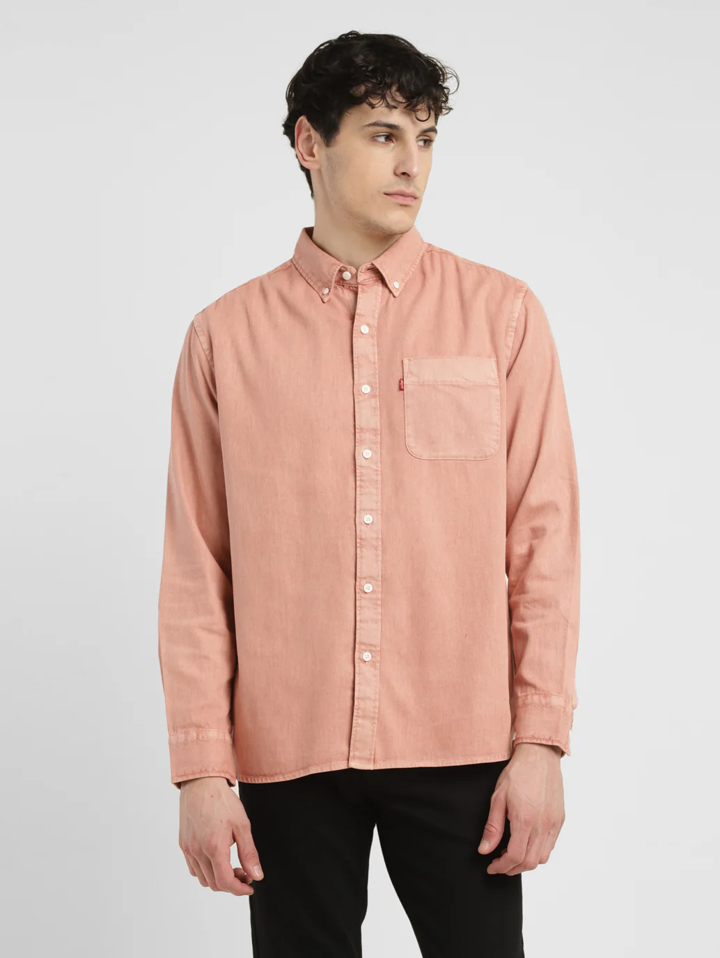Men's Solid Slim Fit Shirt - Image 2