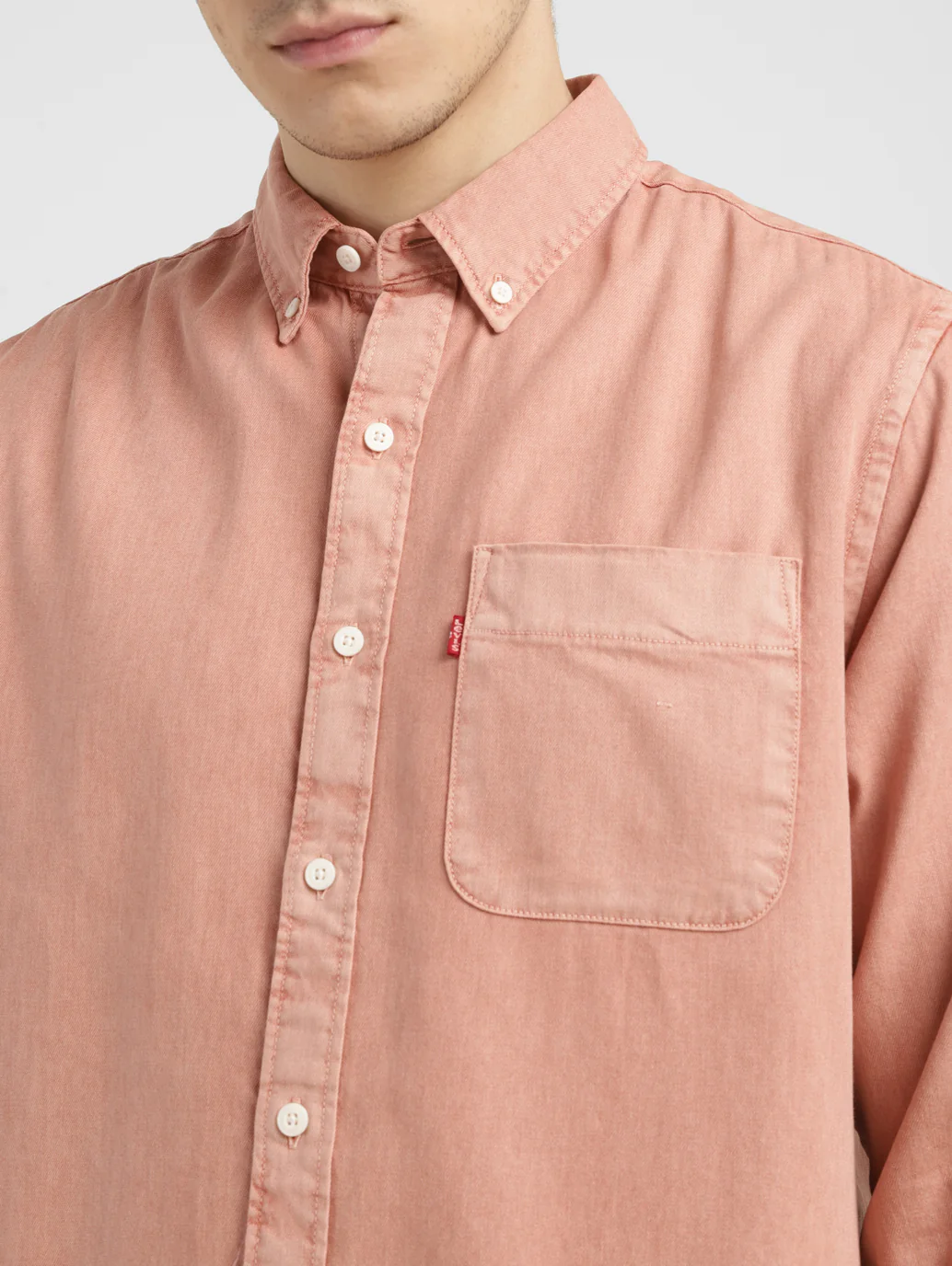Men's Solid Slim Fit Shirt - Image 4