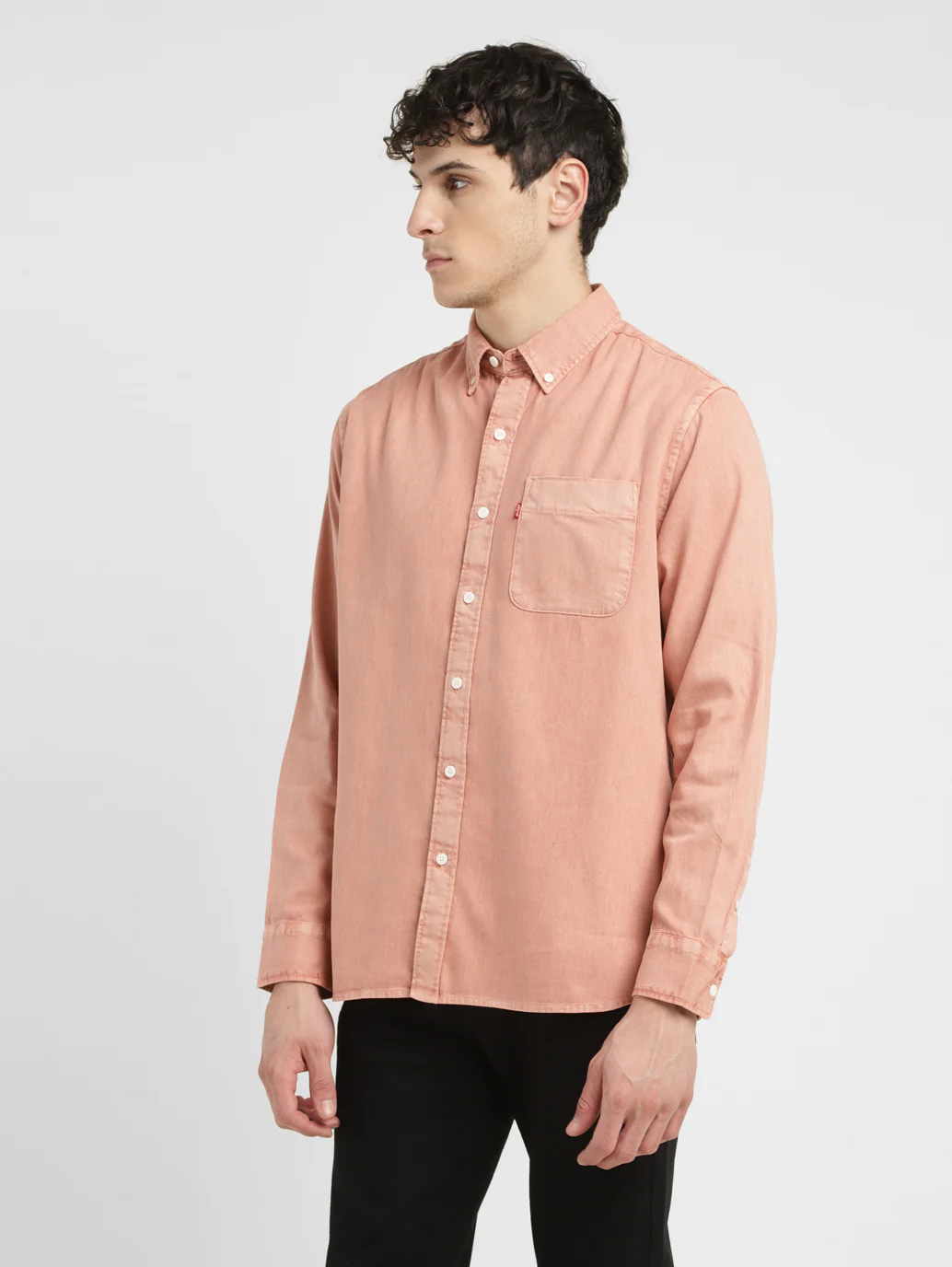 Men's Solid Slim Fit Shirt - Image 5