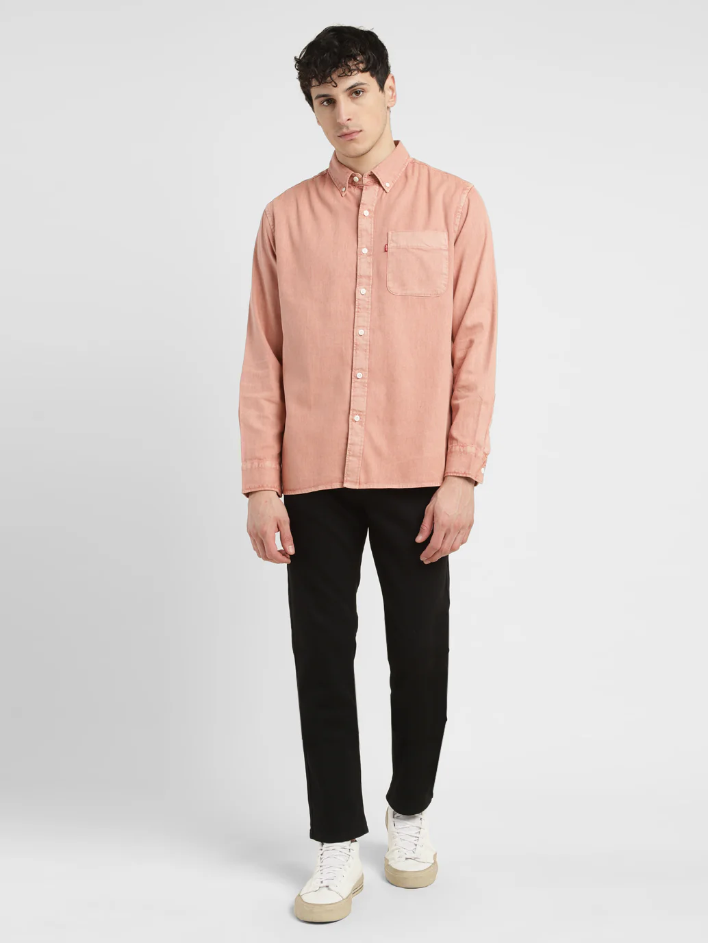 Men's Solid Slim Fit Shirt - Image 6