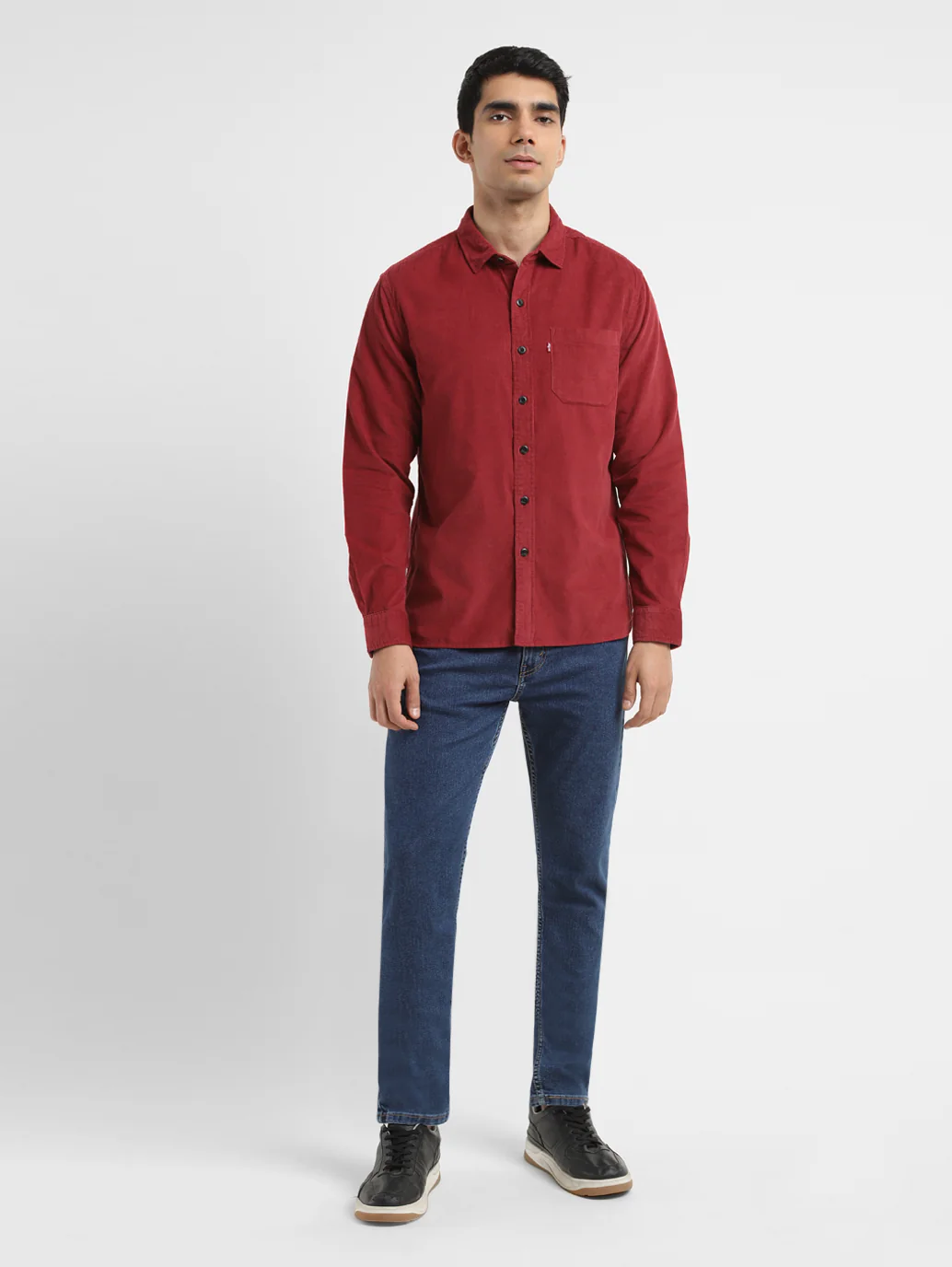 Men's Solid Slim Fit Shirt - Image 8