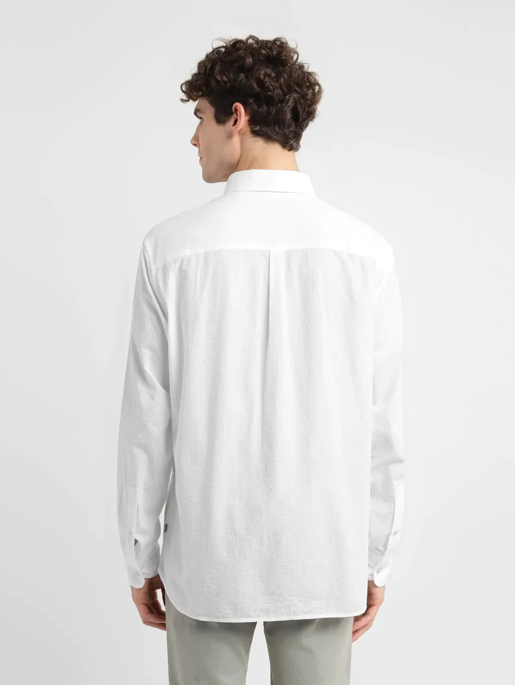 Men's Solid Slim Fit Shirt - Image 3
