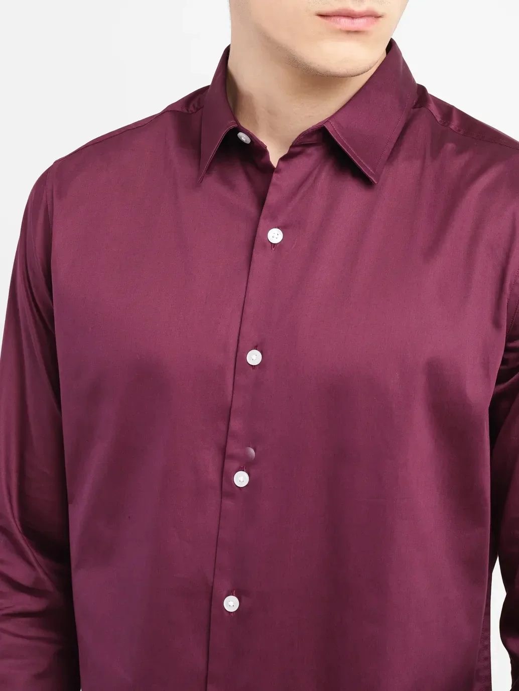 Men's Redloop Solid Slim Fit Shirt - Image 5