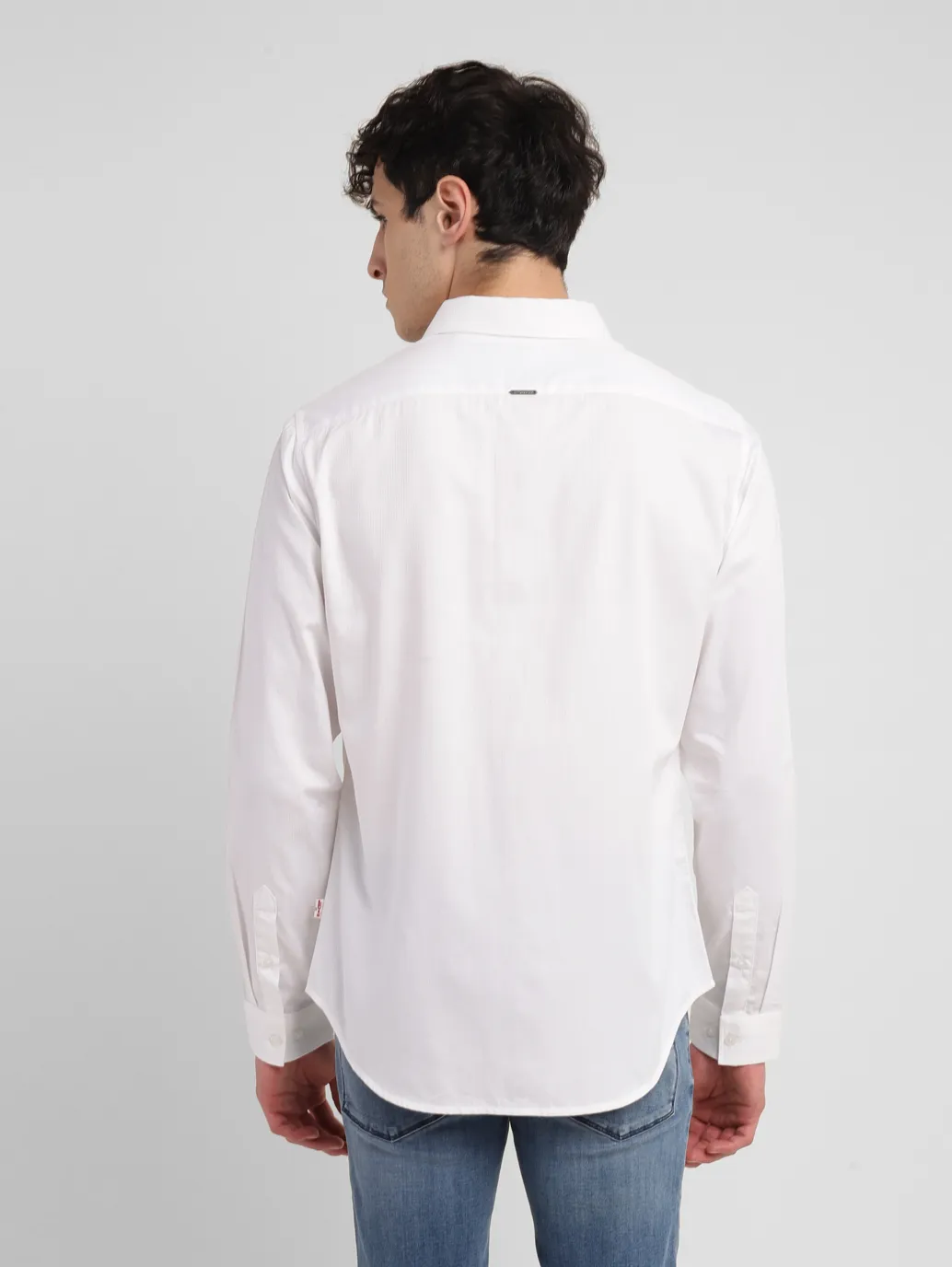 Men's Redloop Solid Slim Fit Shirt - Image 3
