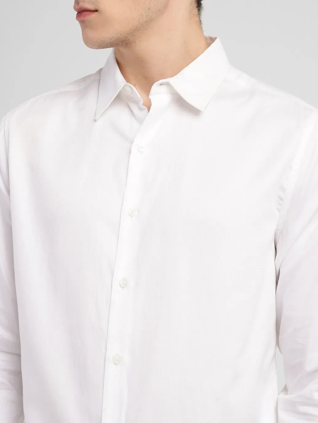 Men's Redloop Solid Slim Fit Shirt - Image 5