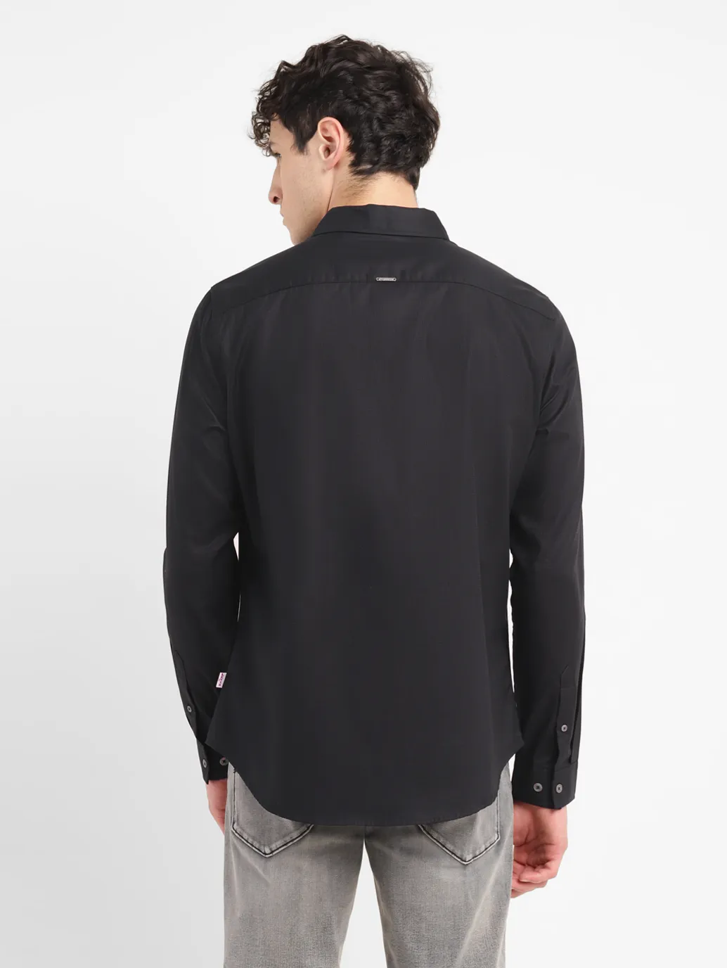 Men's Redloop Solid Slim Fit Shirt - Image 3