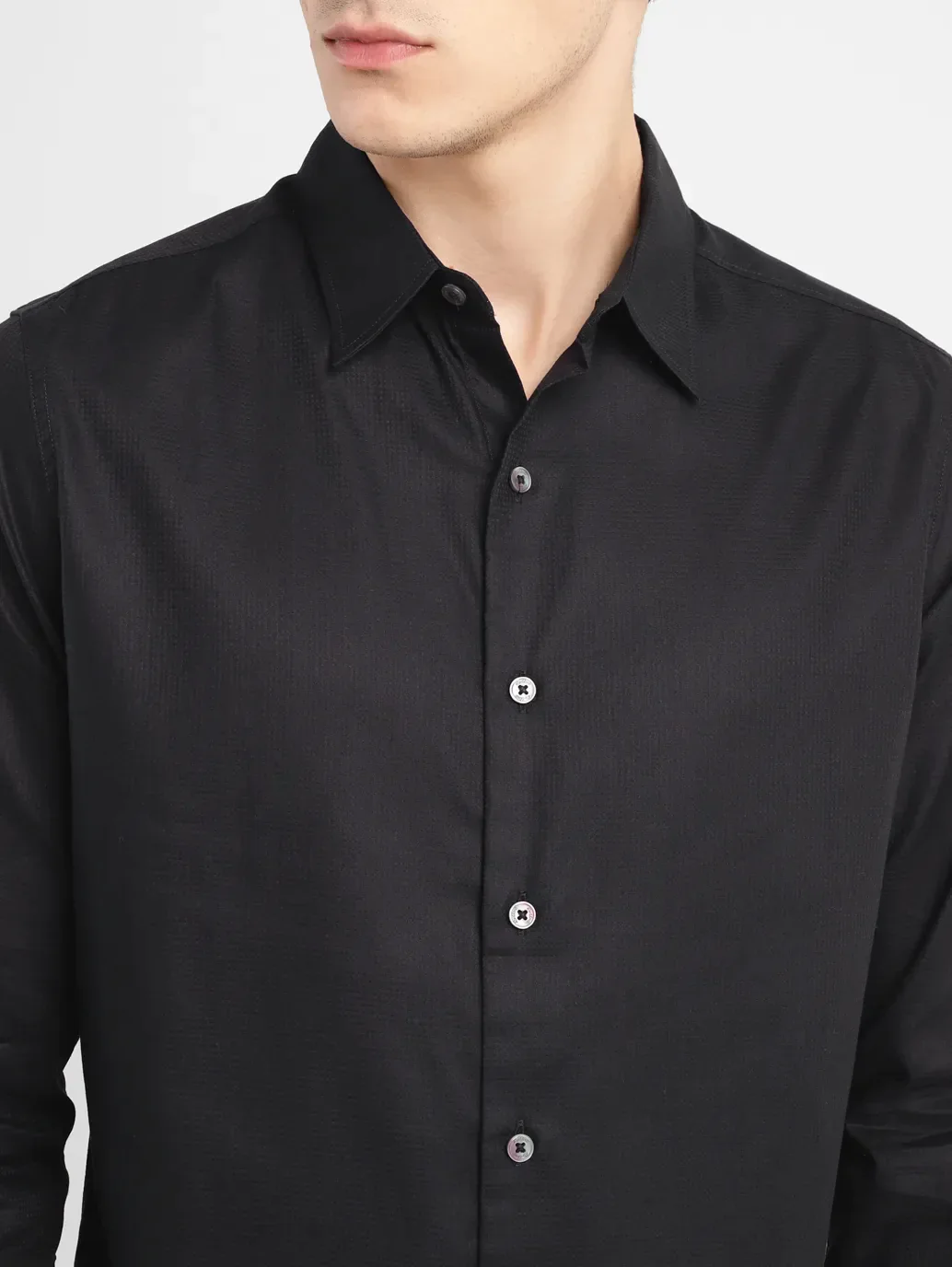Men's Redloop Solid Slim Fit Shirt - Image 5