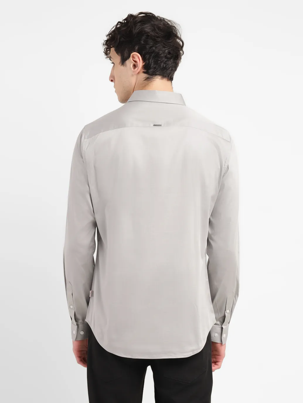 Men's Redloop Solid Slim Fit Shirt - Image 3