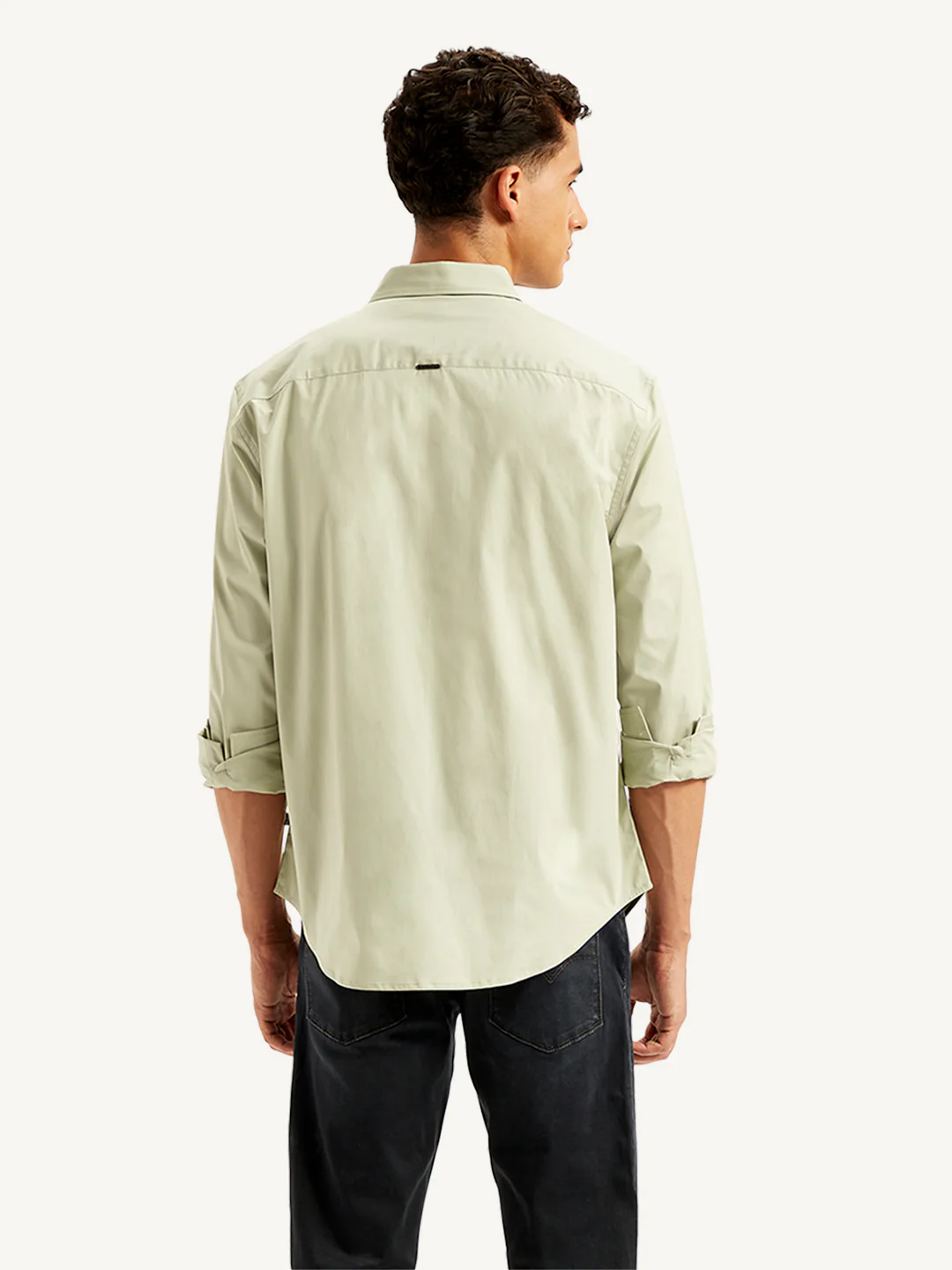 Men's Redloop Solid Slim Fit Shirt - Image 3